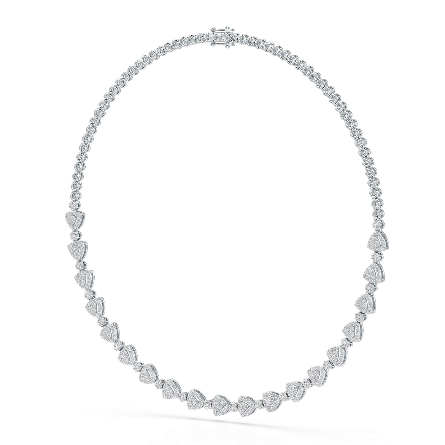 2.89 Carat Lab Grown Diamond Necklace