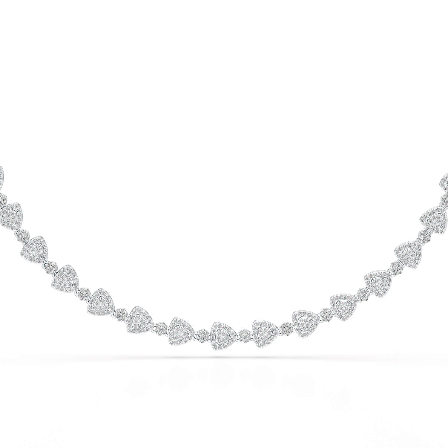 2.89 Carat Lab Grown Diamond Necklace