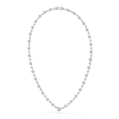23.28 CT Lab Diamond Round Necklace Jama Jewels