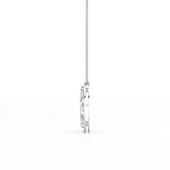 3.25 CT Round Cut Lab Diamond Pendant Jama Jewels