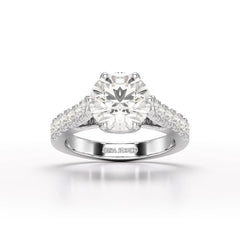 3.62 Carat Lab Diamond Engagement Ring - Jama Jewels 