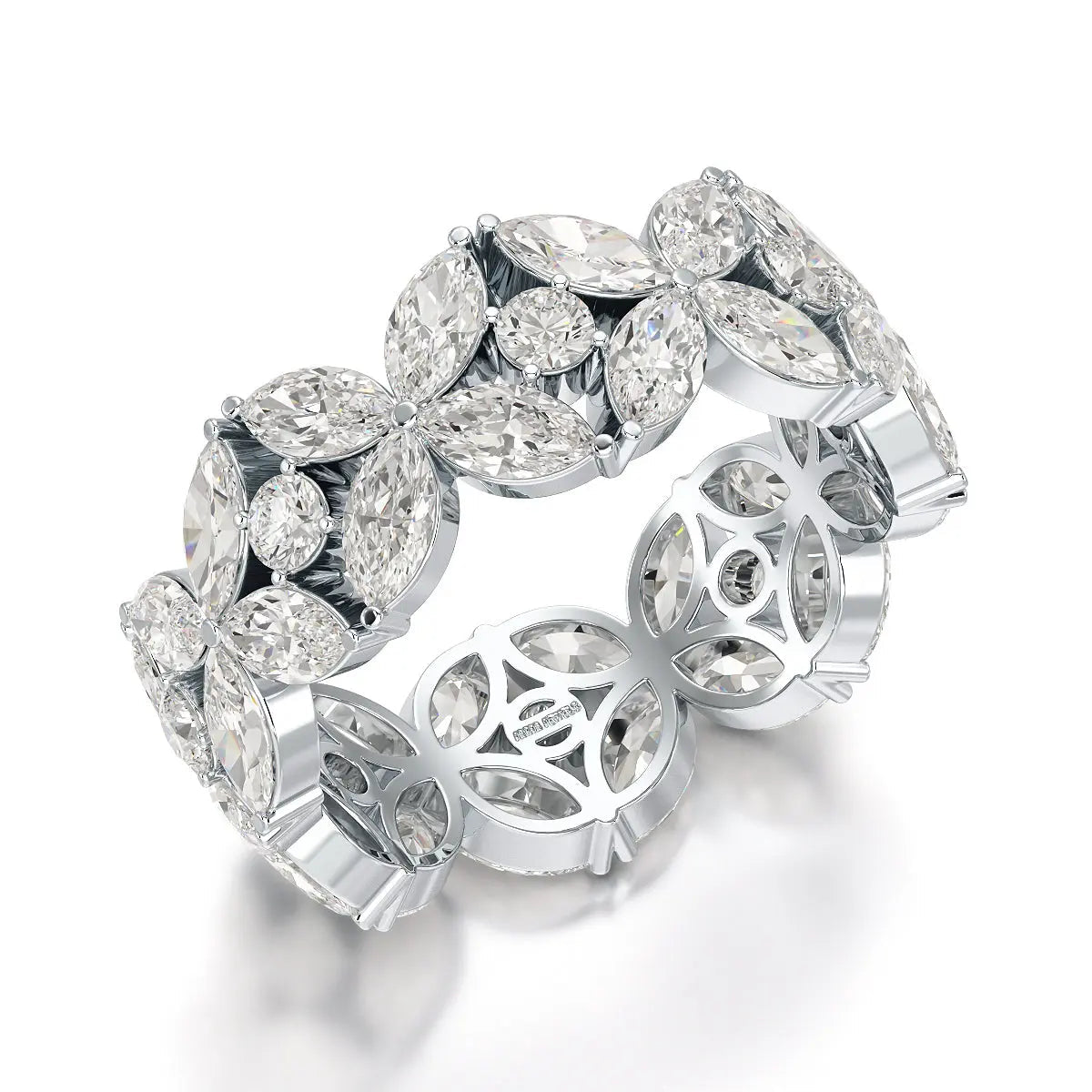 3.68 CT Marquise Cut Lab Diamond Ring Jama Jewels