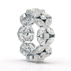 3.68 CT Marquise Cut Lab Diamond Ring Jama Jewels