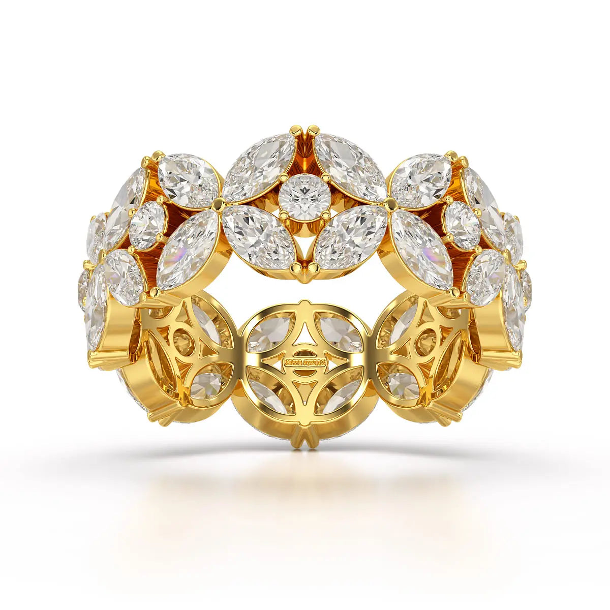 3.68 CT Marquise Cut Lab Diamond Ring Jama Jewels