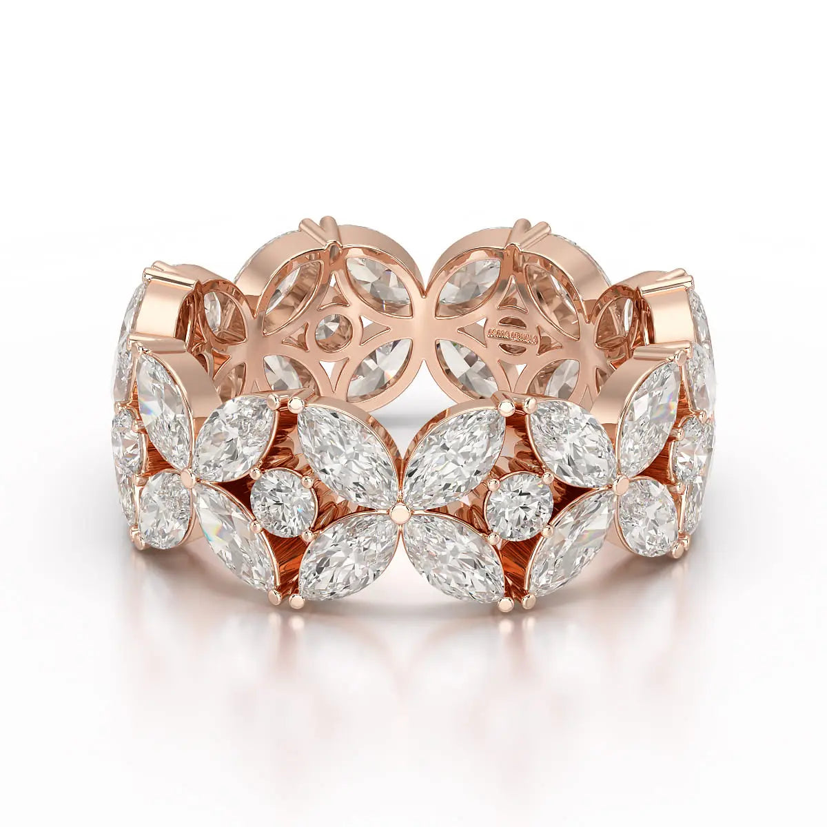 3.68 CT Marquise Cut Lab Diamond Ring Jama Jewels