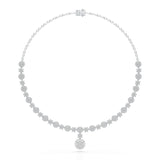 4.59 Carat Lab Grown Diamond Round Shape Necklace