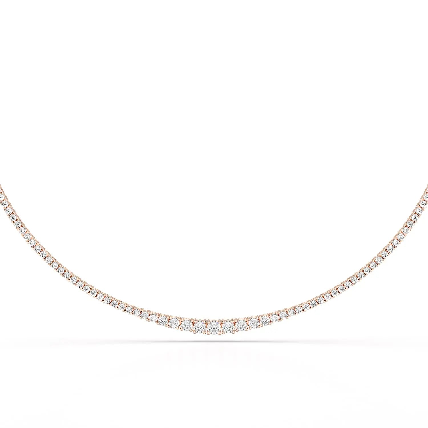 6.35 CT Riviere Necklace - Jama Jewels 
