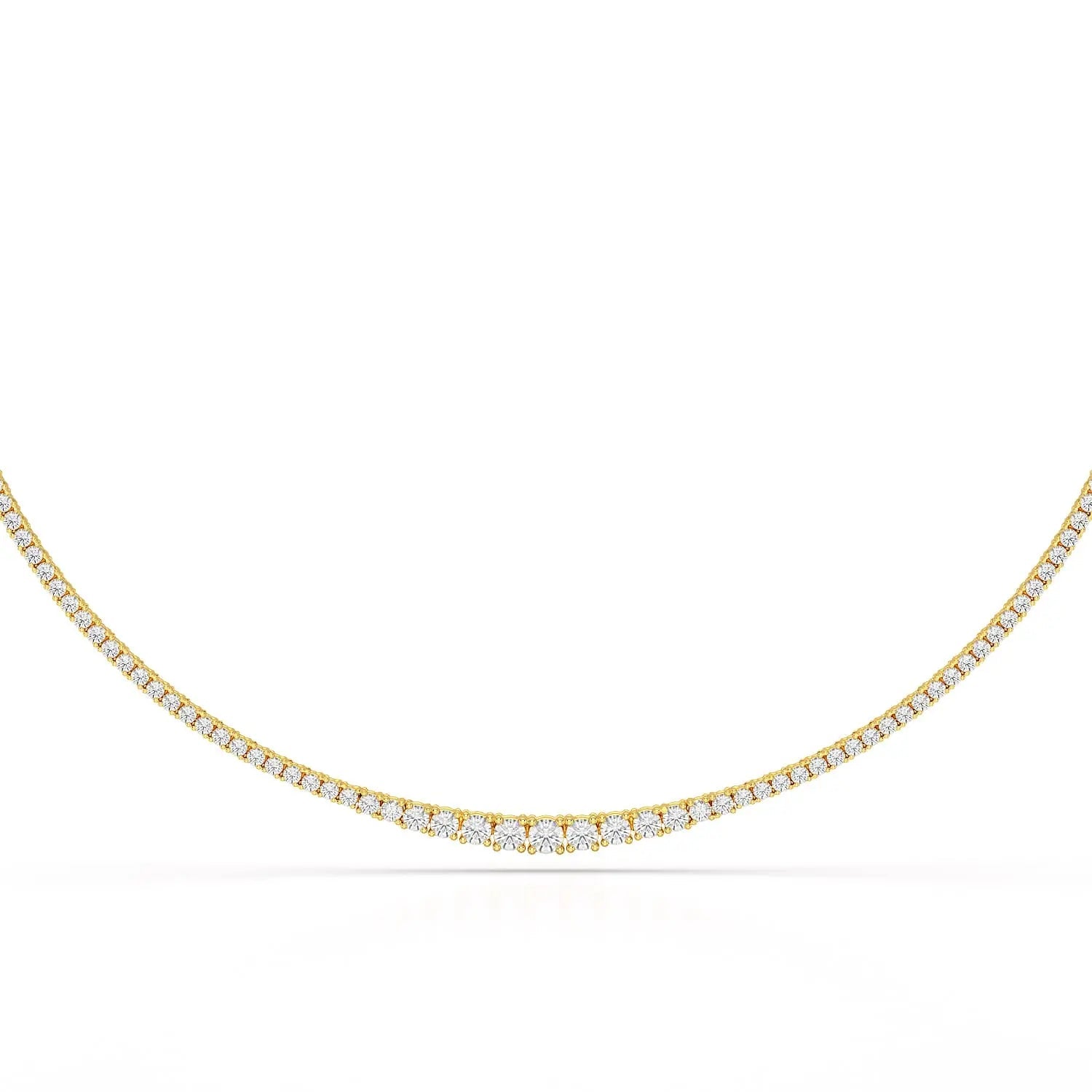 6.35 CT Riviere Necklace - Jama Jewels 