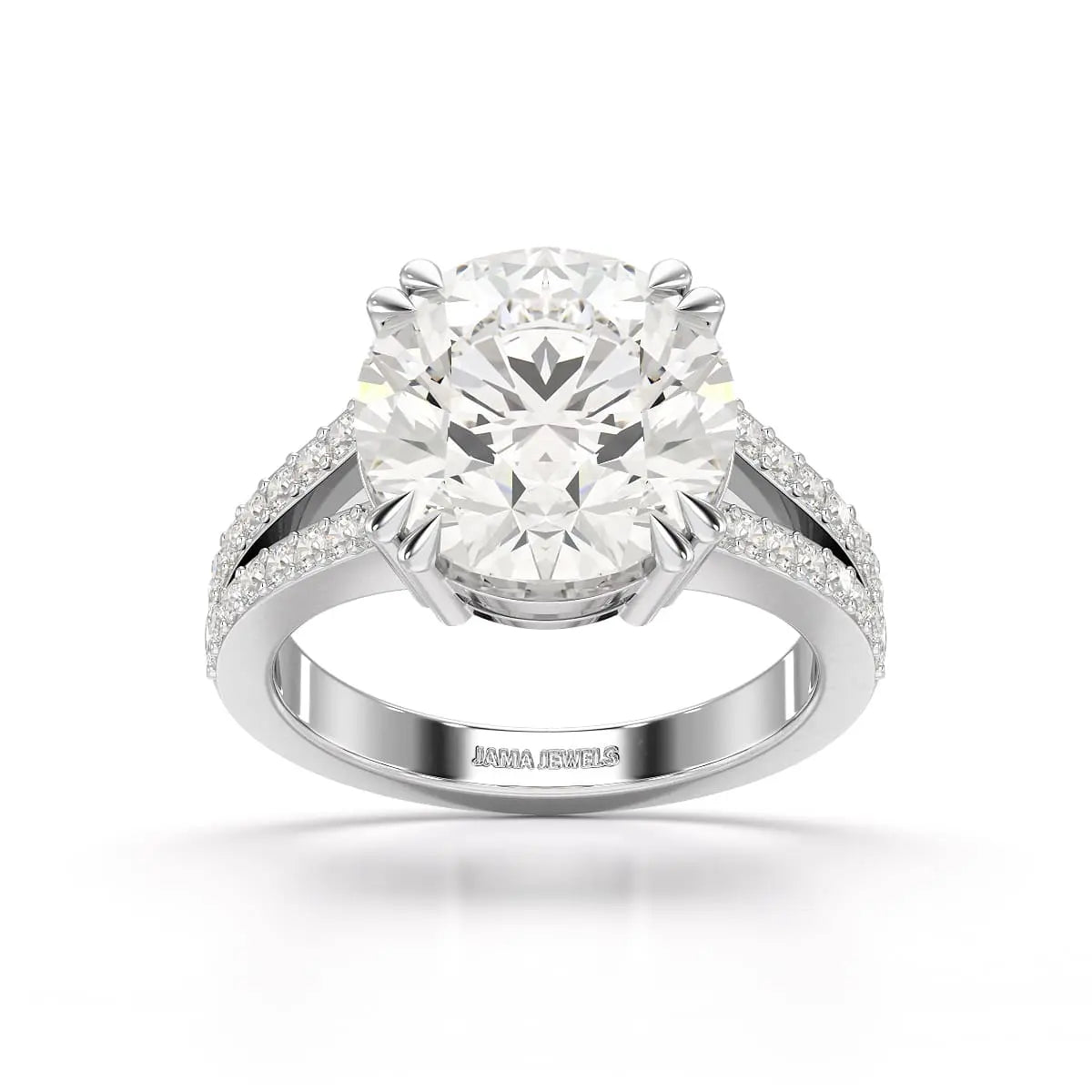6.49 CT Solitaire Lab Diamond Ring