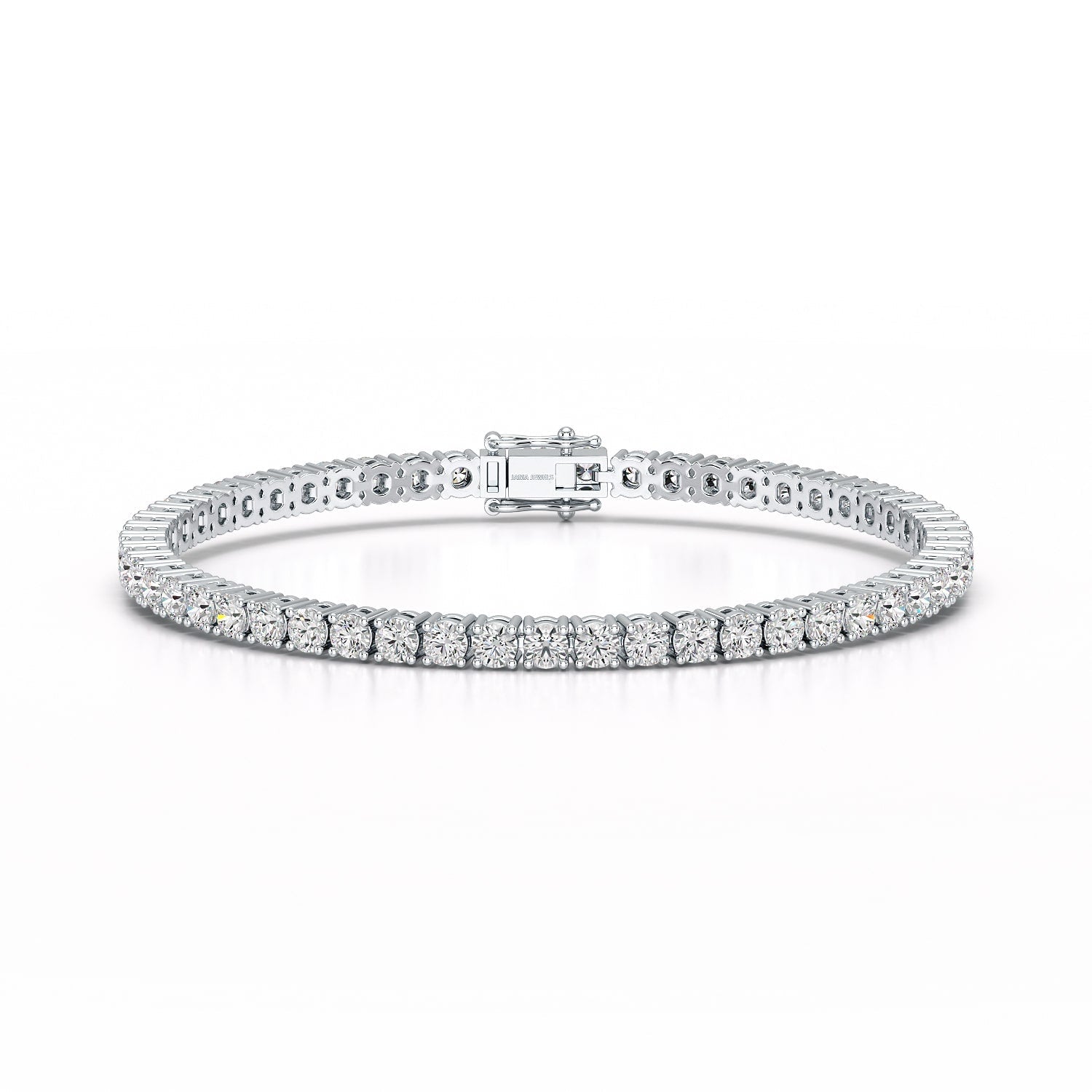 7 CT Round cut Lab Diamond Tennis Bracelet
