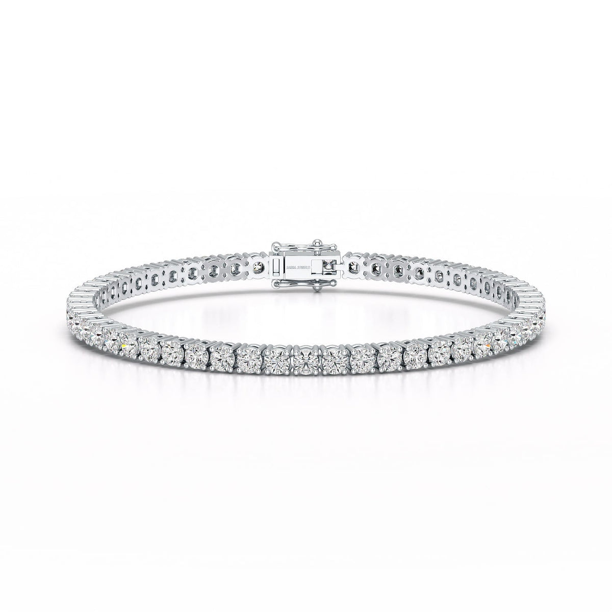 7 CT Round cut Lab Diamond Tennis Bracelet