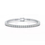 7 CT Round cut Lab Diamond Tennis Bracelet