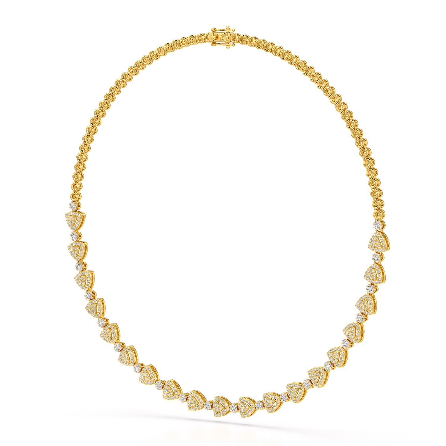 2.89 Carat Lab Grown Diamond Necklace