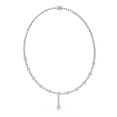 2.4 CT Lab Diamond Drop Necklace Jama Jewels