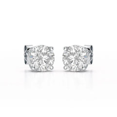 6.03 CT Lab Grown Diamond Round Earring