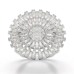 3.63 CT Round Cut Lab Diamond Ring Jama Jewels