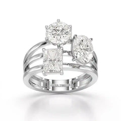 3 CT Oval Cut Lab Diamond Ring Jama Jewels
