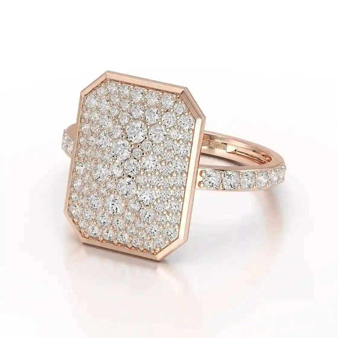 1.20 CT Octagonal Shaped Diamond Ring Jama Jewels