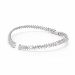 37.17 CT Pear and Marquise Cut Lab Diamond Necklace Jama Jewels