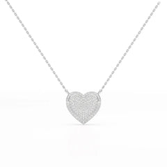 1.67 CT RoundCut Lab Diamond Chain Pendant Jama Jewels