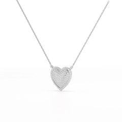 1.67 CT RoundCut Lab Diamond Chain Pendant Jama Jewels
