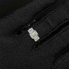 1.19 CT Emerald Shaped Lab Diamond Ring (Ready for Delivery) Jama Jewels