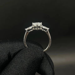 0.96 CT Heart Shaped Lab Diamond Ring (Ready for Delivery) Jama Jewels