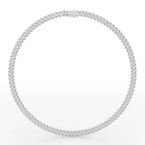 11.48 CT Round Cut Men's Cuban Chain