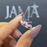 1 CT Lab Grown Diamond Ring with Gemstone (Ready for Delivery)