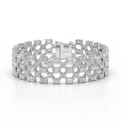 18.3 CT Multi Shape Lab Diamond Bracelet Jama Jewels