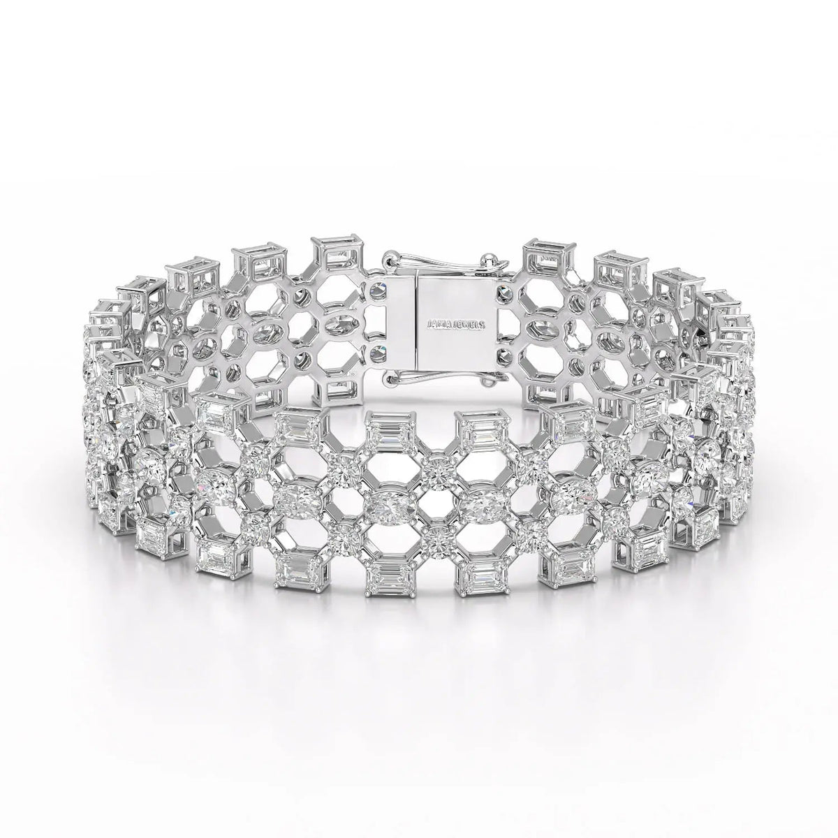 18.3 CT Multi Shape Lab Diamond Bracelet Jama Jewels