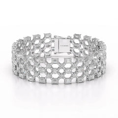 18.3 CT Multi Shape Lab Diamond Bracelet Jama Jewels