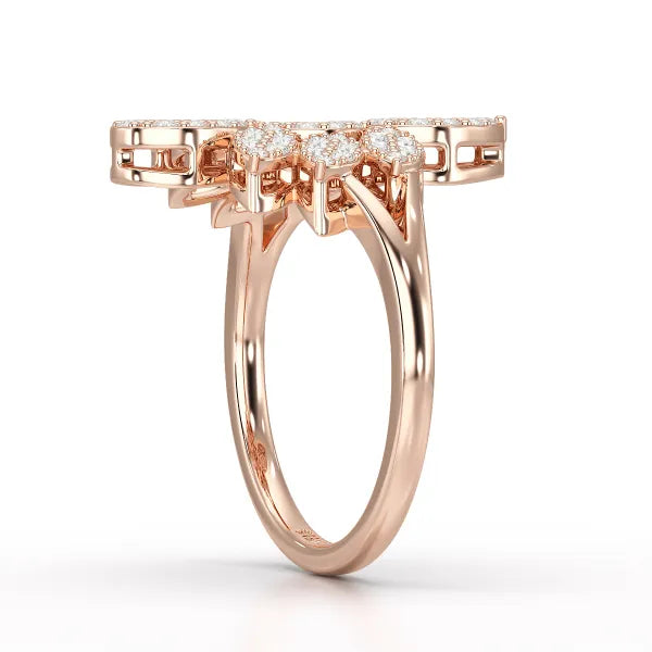 Lab Grown Diamond 0.57 CT Engagement Ring