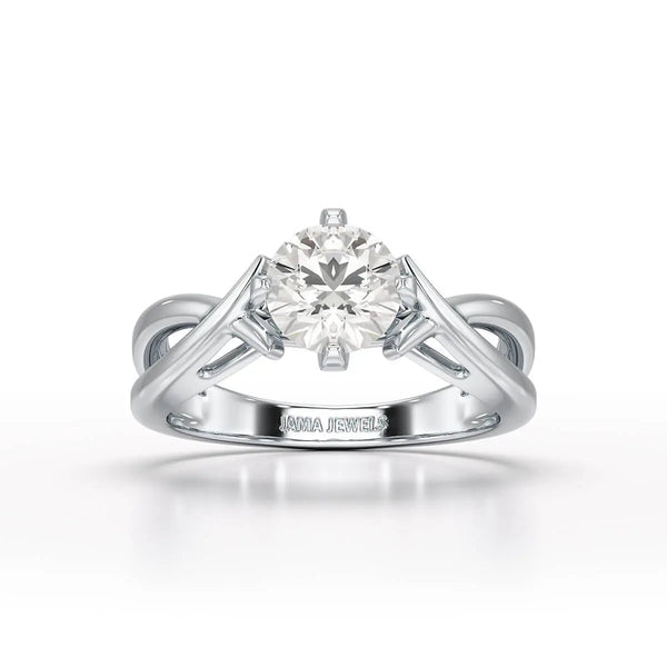 1 CT Solitaire Lab Diamond Ring