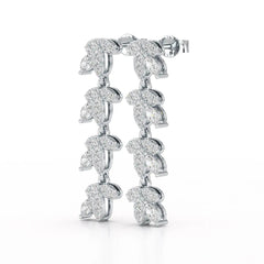 Marquise Cut 0.7 CT Lab Diamond Dangle Earring Jama Jewels