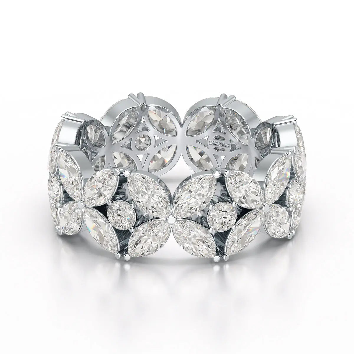3.68 CT Marquise Cut Lab Diamond Ring Jama Jewels