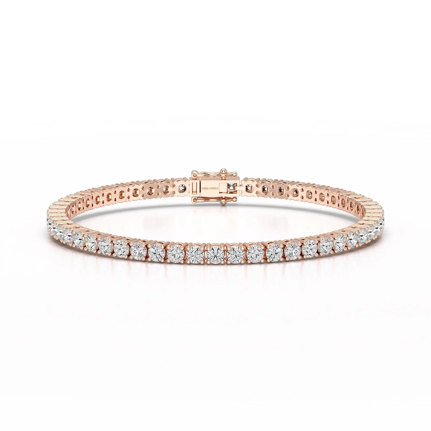 7 CT Round cut Lab Diamond Tennis Bracelet