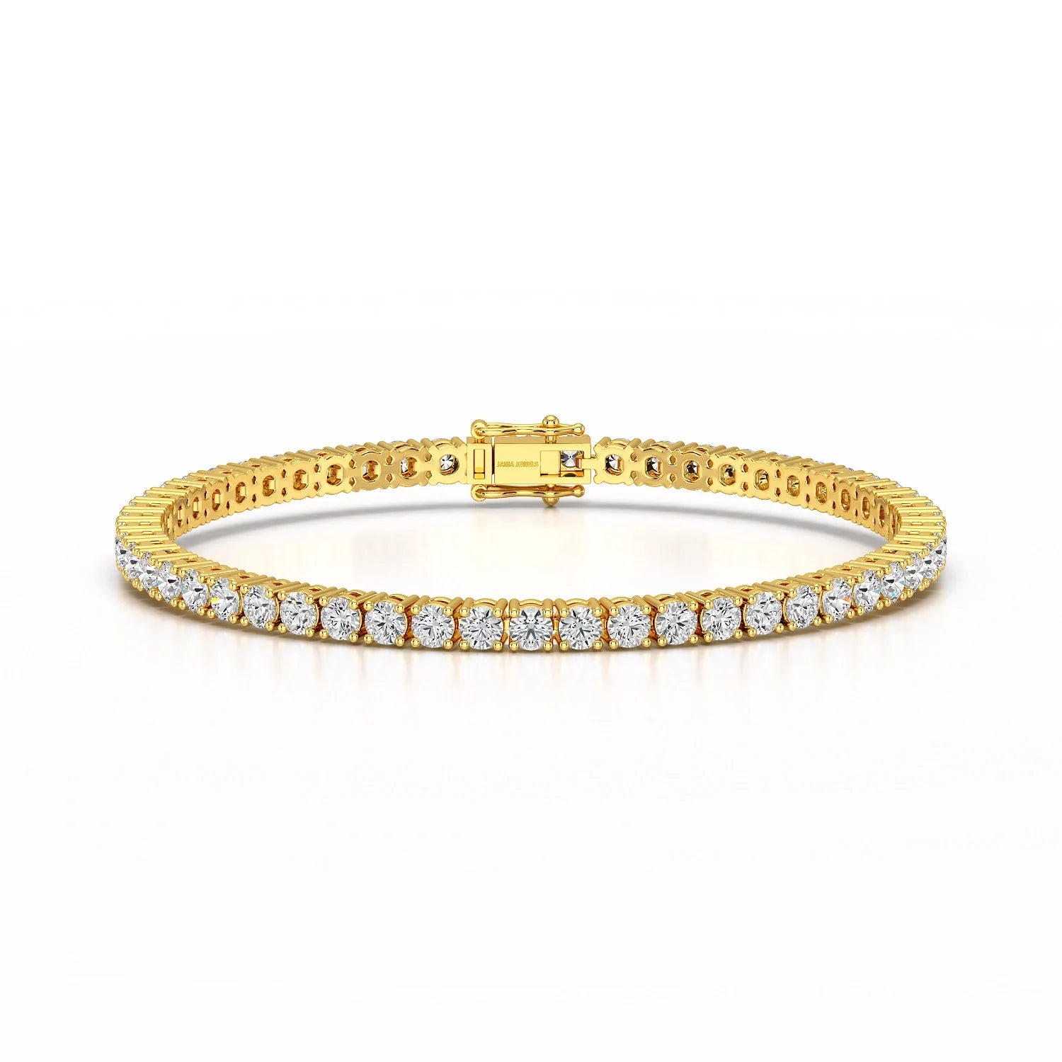 7 CT Round cut Lab Diamond Tennis Bracelet