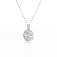 2.33 CT Round Cut Lab Diamond Earring and Pendant Set