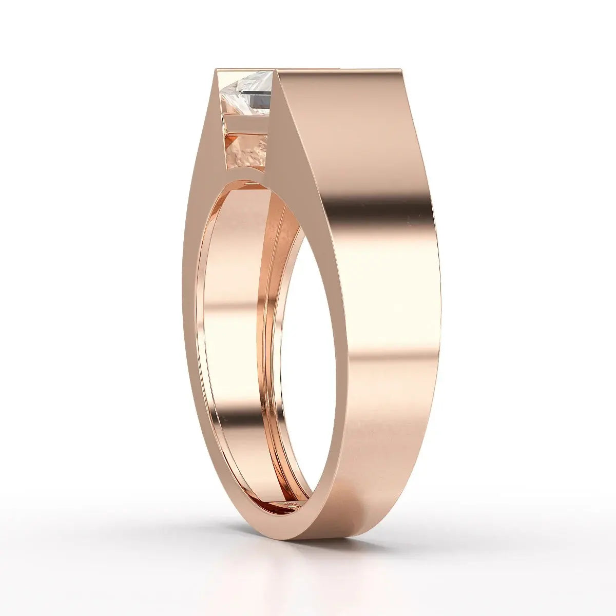 3 CT Princess Cut Lab Diamond Men's Ring Jama Jewels