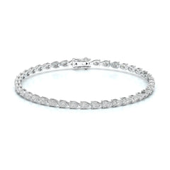3.90 CT Pear Cut Diamond Tennis Bracelet Jama Jewels
