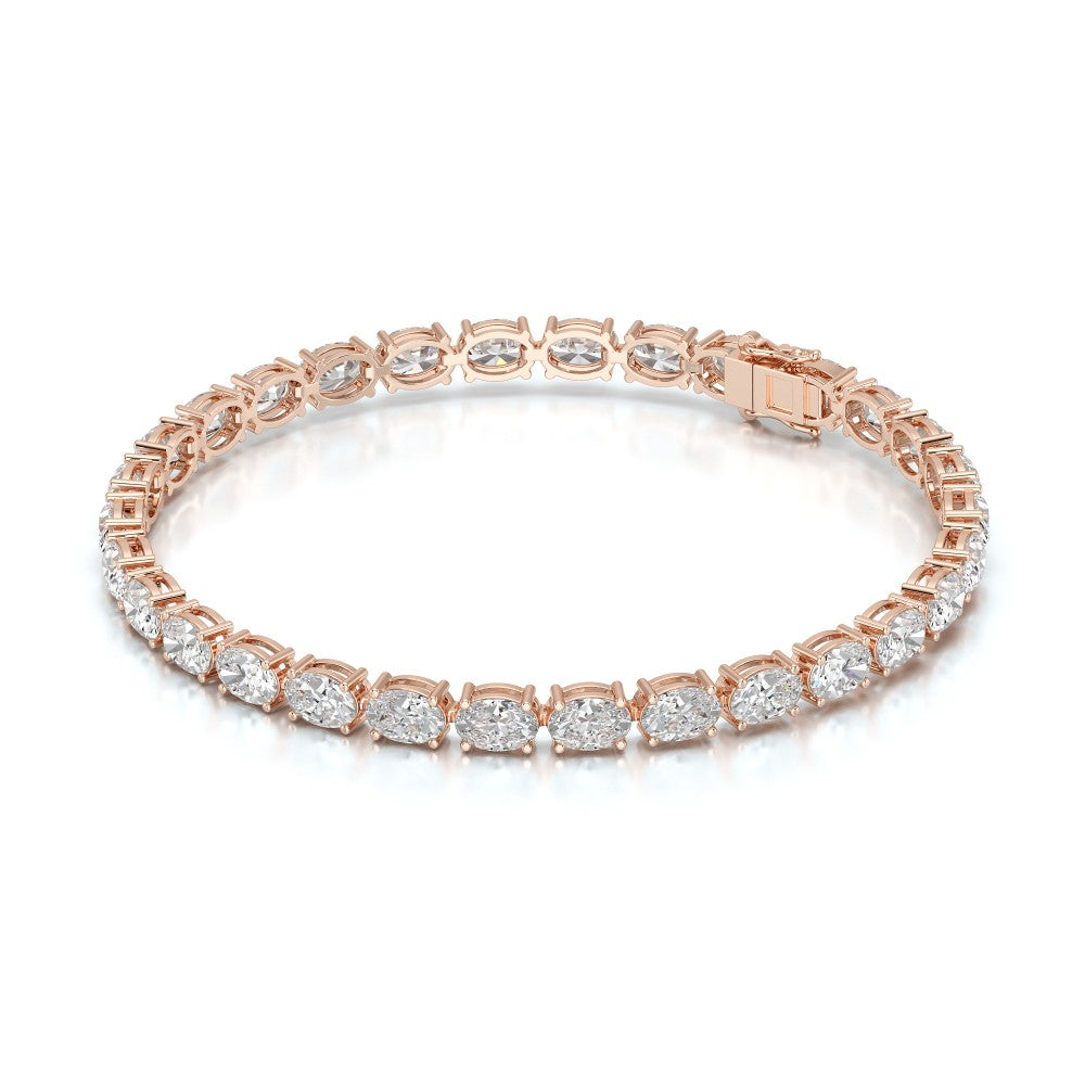 Oval Cut Diamond Tennis Bracelet Jama Jewels