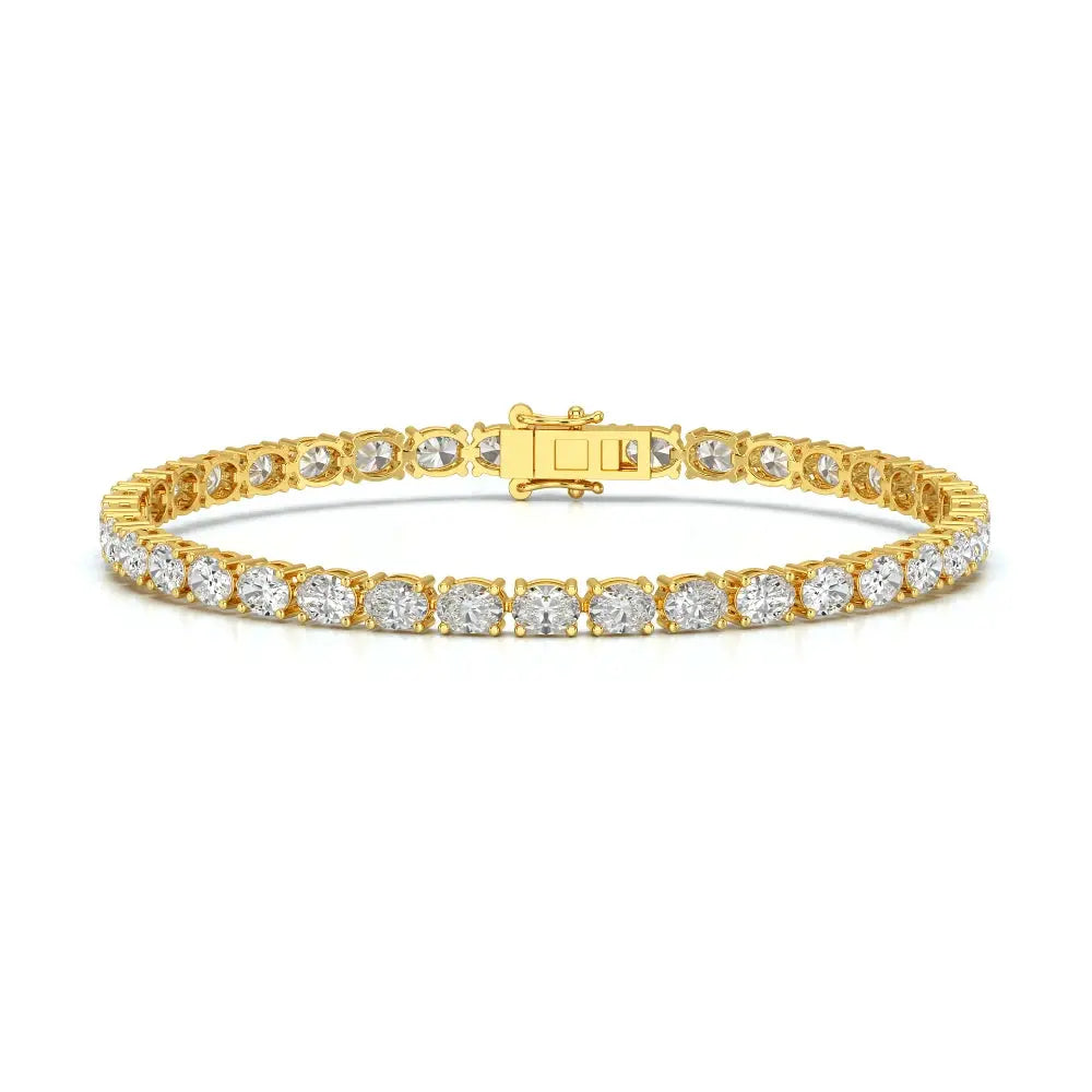 7.40 CT Oval Cut Diamond Tennis Bracelet Jama Jewels