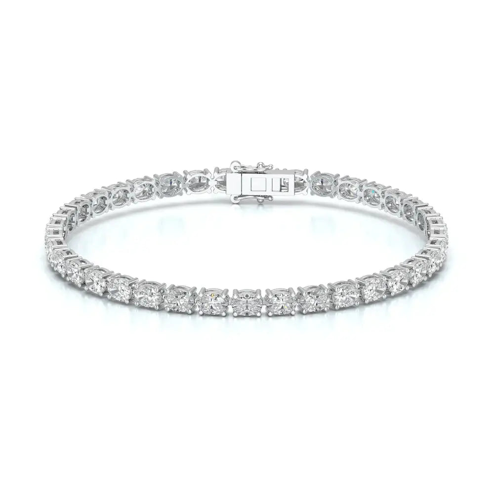 7.40 CT Oval Cut Diamond Tennis Bracelet Jama Jewels