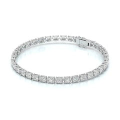 7.40 CT Oval Cut Diamond Tennis Bracelet Jama Jewels