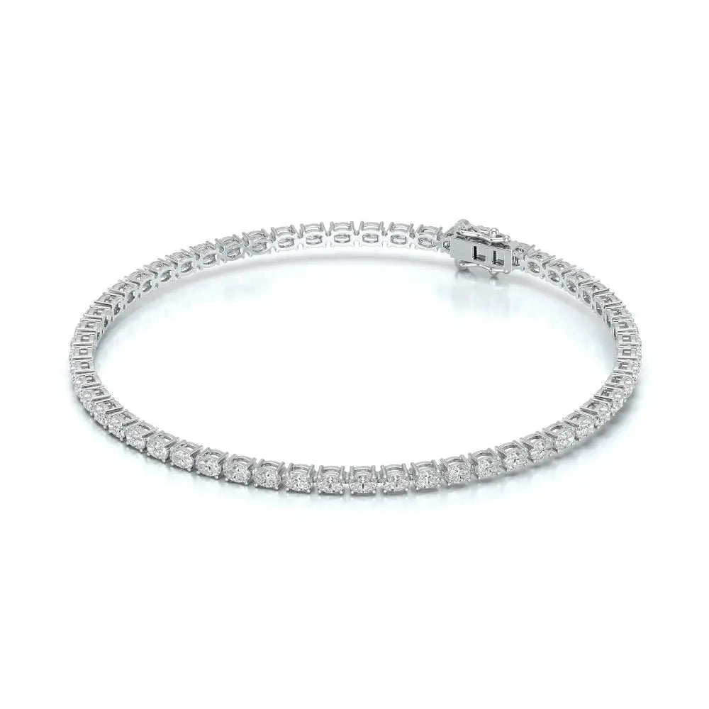 3.85 CT Oval Cut Diamond Tennis Bracelet Jama Jewels