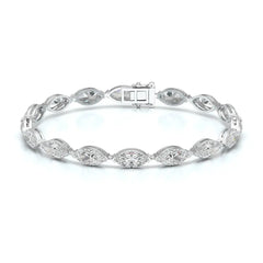 12 CT Marquise Cut Diamond Tennis Bracelet Jama Jewels