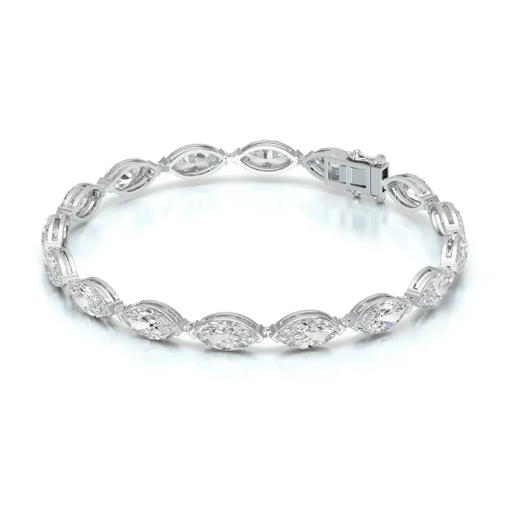 12 CT Marquise Cut Diamond Tennis Bracelet Jama Jewels