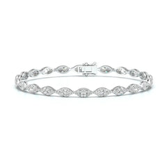 7.35 CT Marquise Cut Diamond Tennis Bracelet Jama Jewels