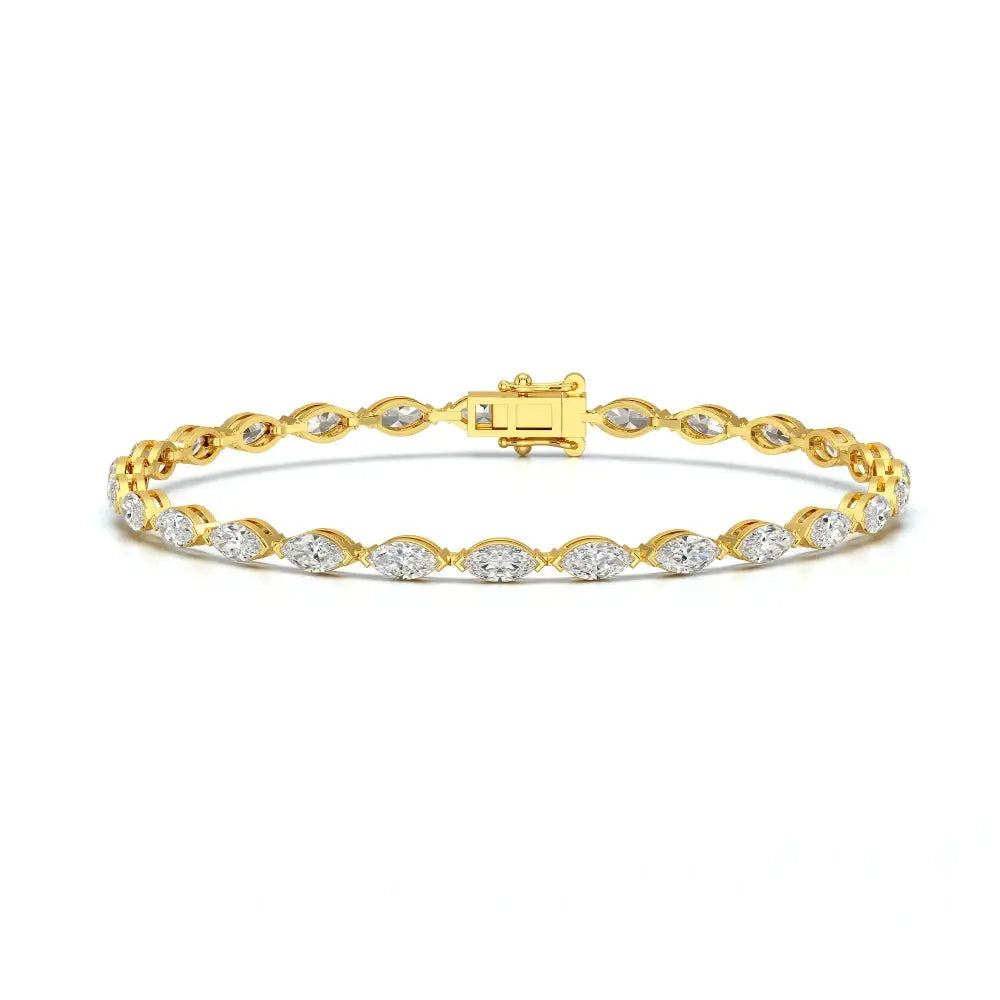 5 CT Marquise Cut Diamond Tennis Bracelet Jama Jewels